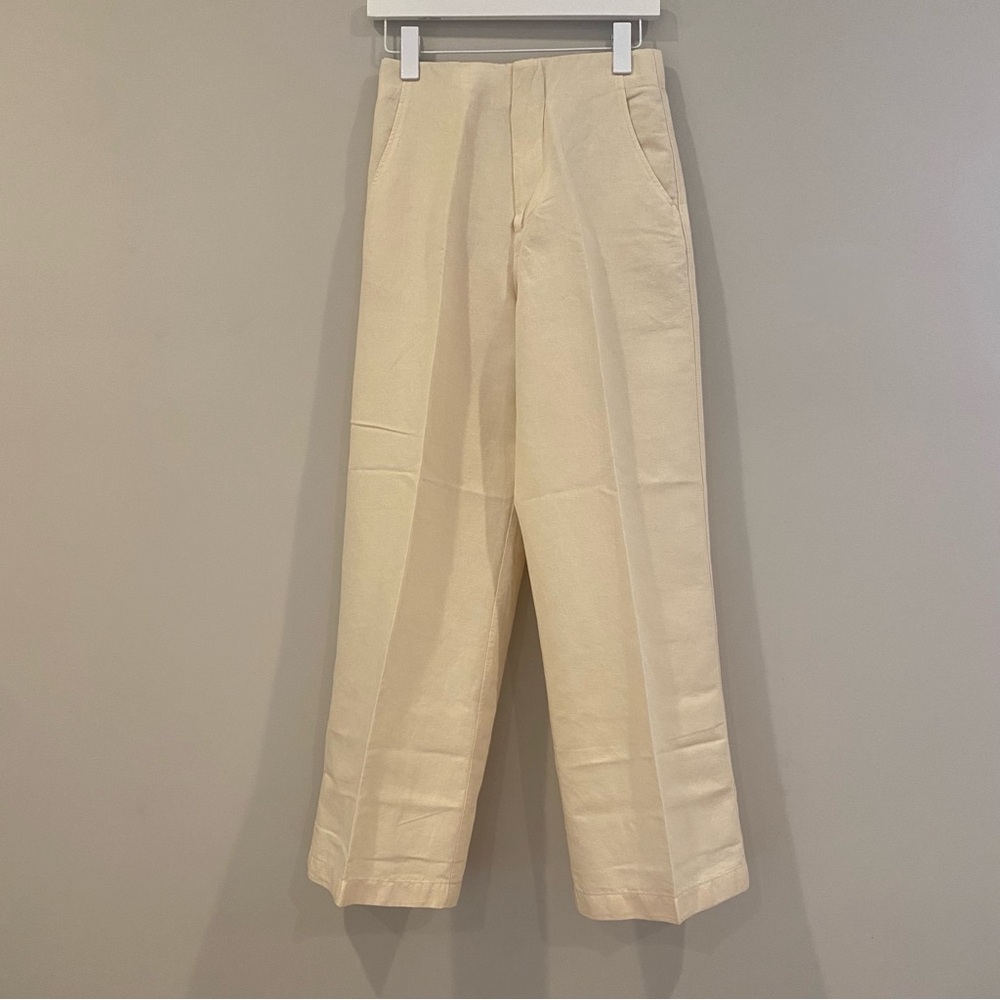 Zara Linen Blend Pants (hemmed) - Picture 2 of 5